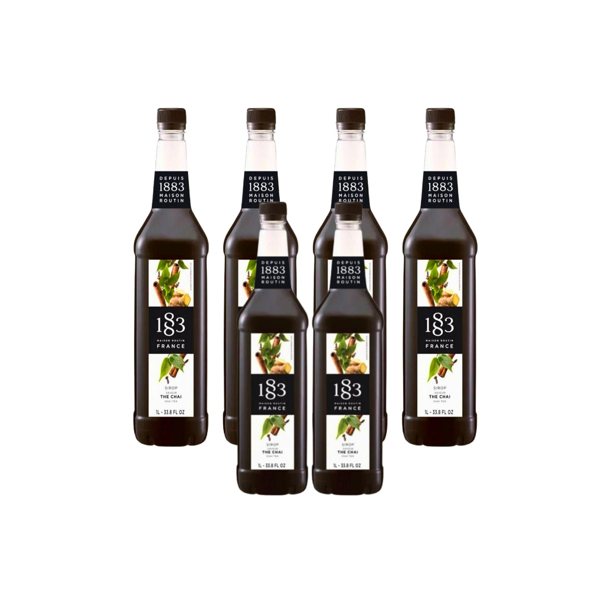 1883 Chai Tea Syrup (1L / 33.8oz x 6 Bottles)