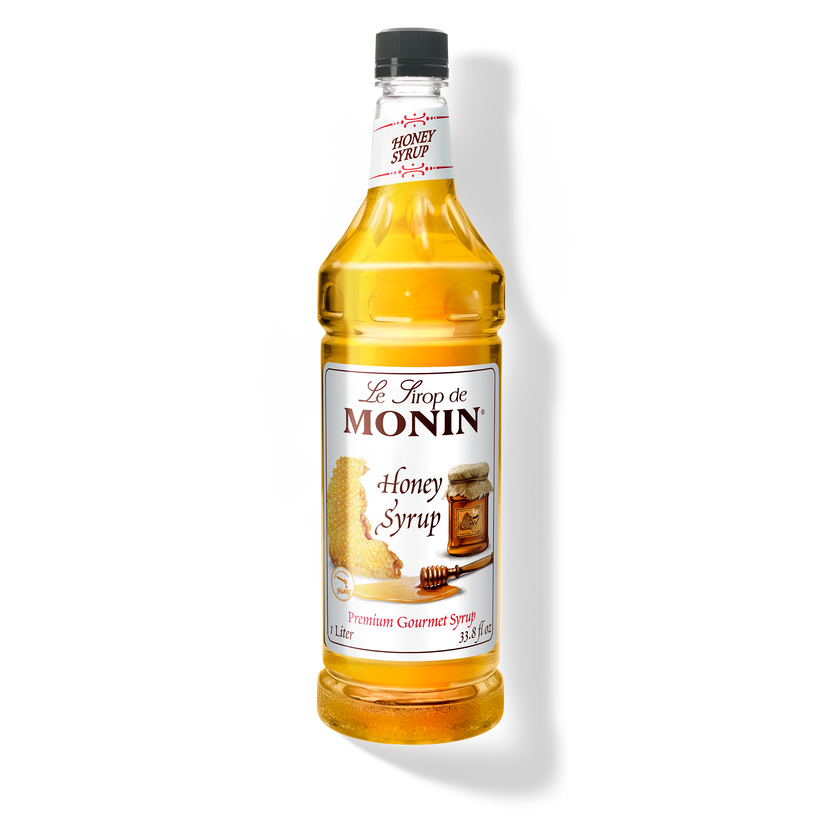 Monin Honey Syrup 1L Plastic Bottle