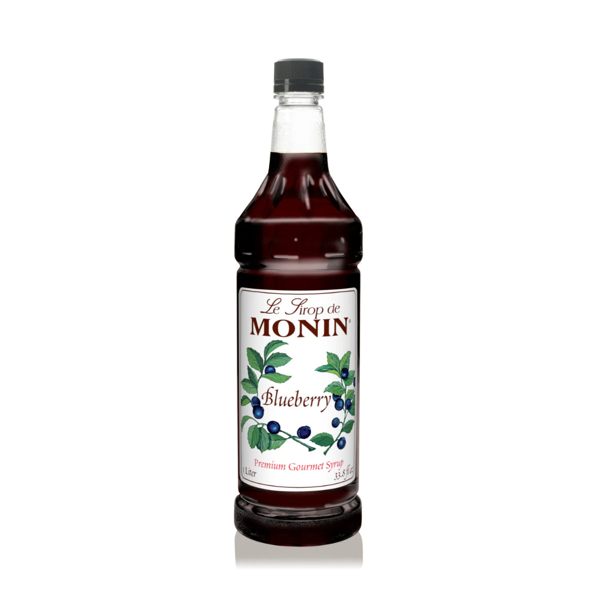 Monin Blueberry Syrup 1L Plastic Bottle (Pack of 8)