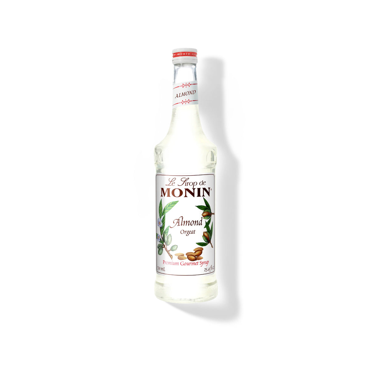 Monin Almond Syrup 750ml Glass Bottle