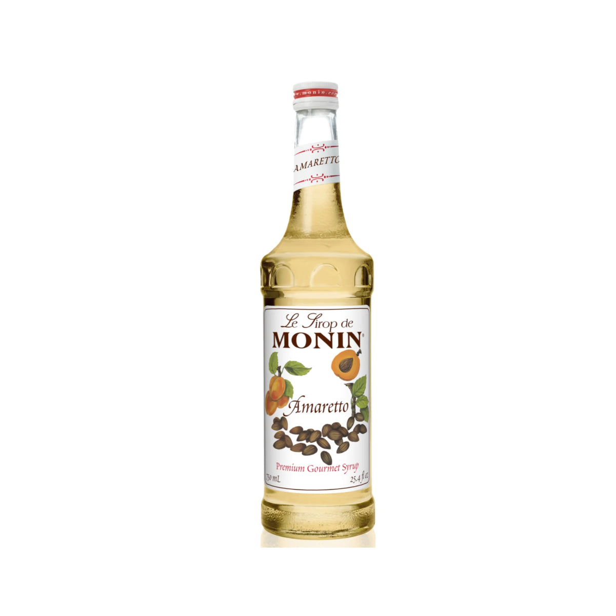 Monin Amaretto Syrup 750ML Glass Bottle