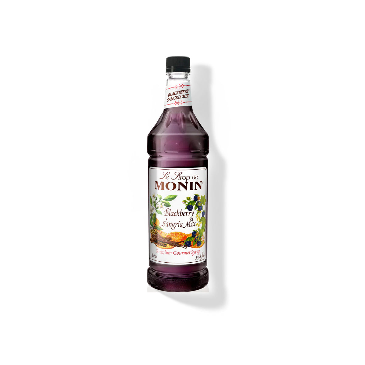 Monin Blackberry Sangria Mix Syrup 1L Plastic Bottle
