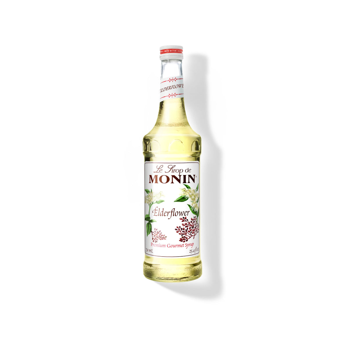 Monin Elderflower Syrup 750ml Glass Bottle