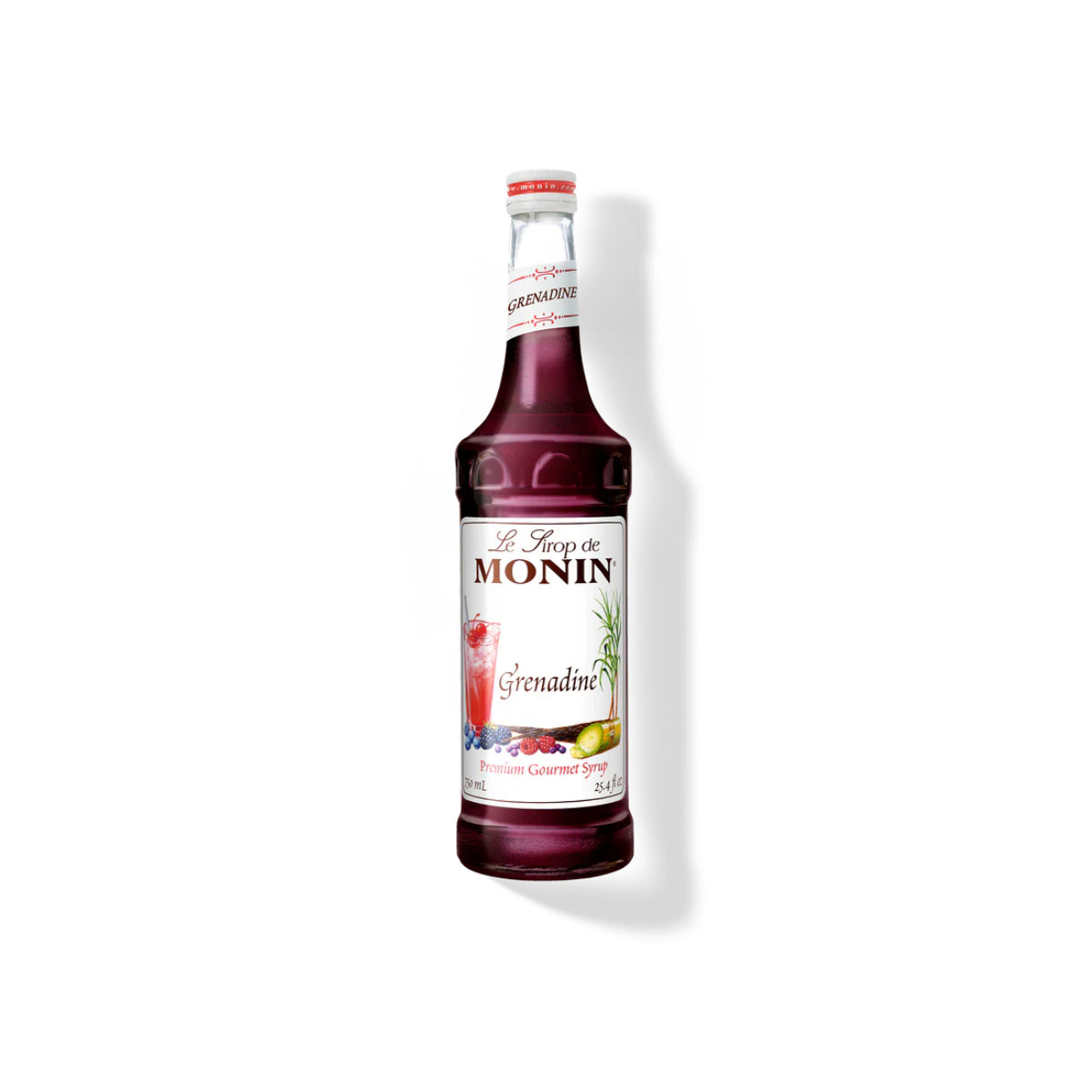 Monin Grenadine Syrup 750ML Glass Bottle