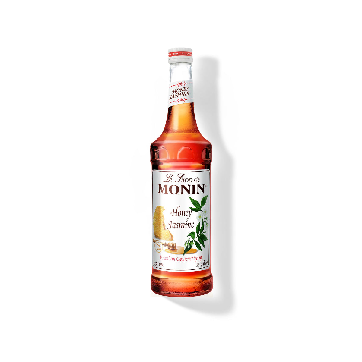 Monin Honey Jasmine Syrup 750ml Glass Bottle