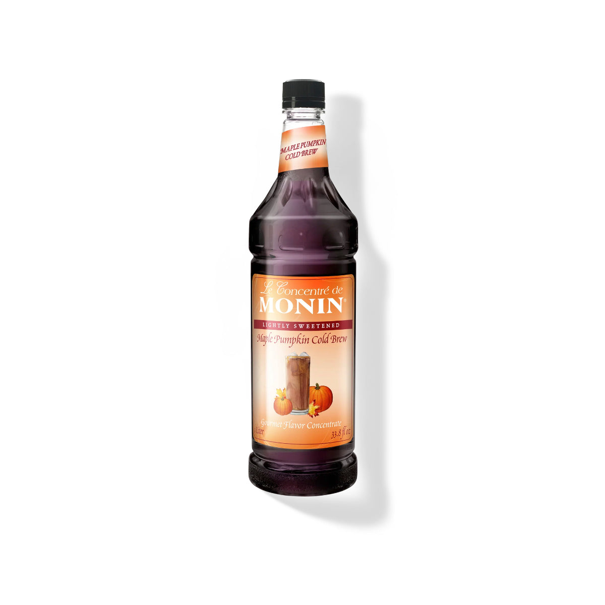 Monin Maple Pumpkin Cold Brew Coffee Concentrate 1L Plastic Bottle