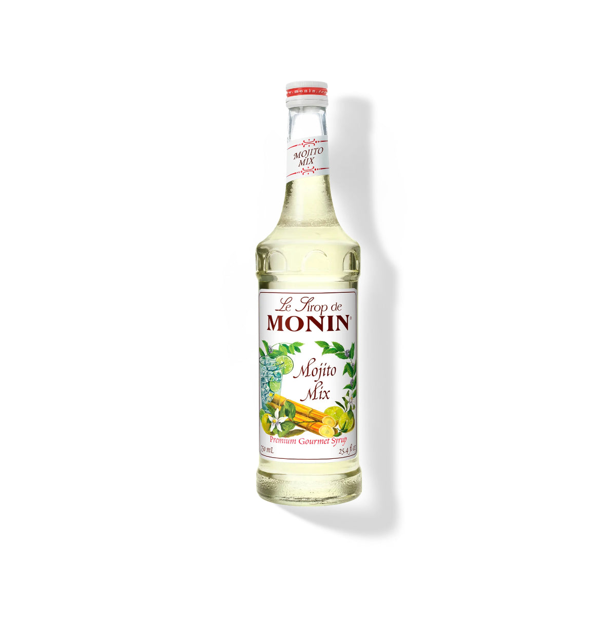 Monin Mojito Mix Syrup 750ml Glass Bottle