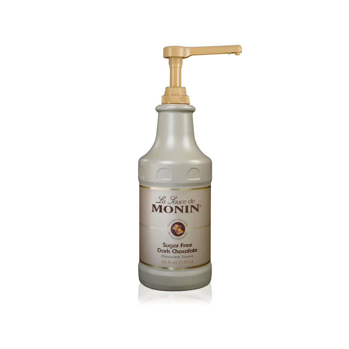 Monin Sugar Free Dark Chocolate Gourmet Sauce 64oz (Pack of 4)