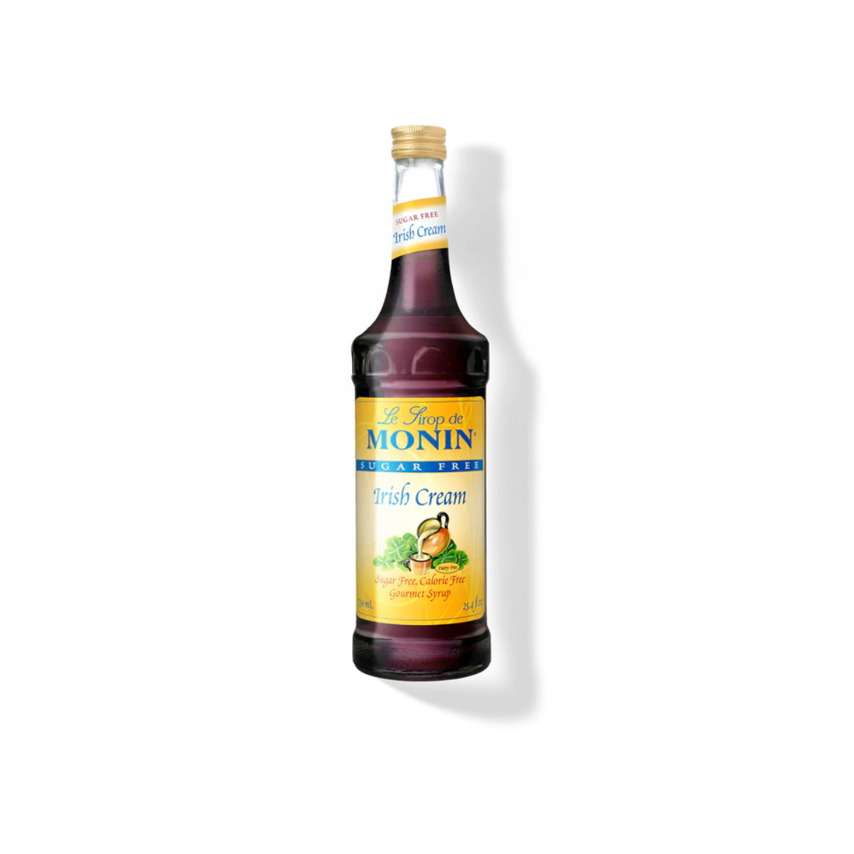 Monin Sugar Free Irish Cream Syrup 750ML Glass Bottle