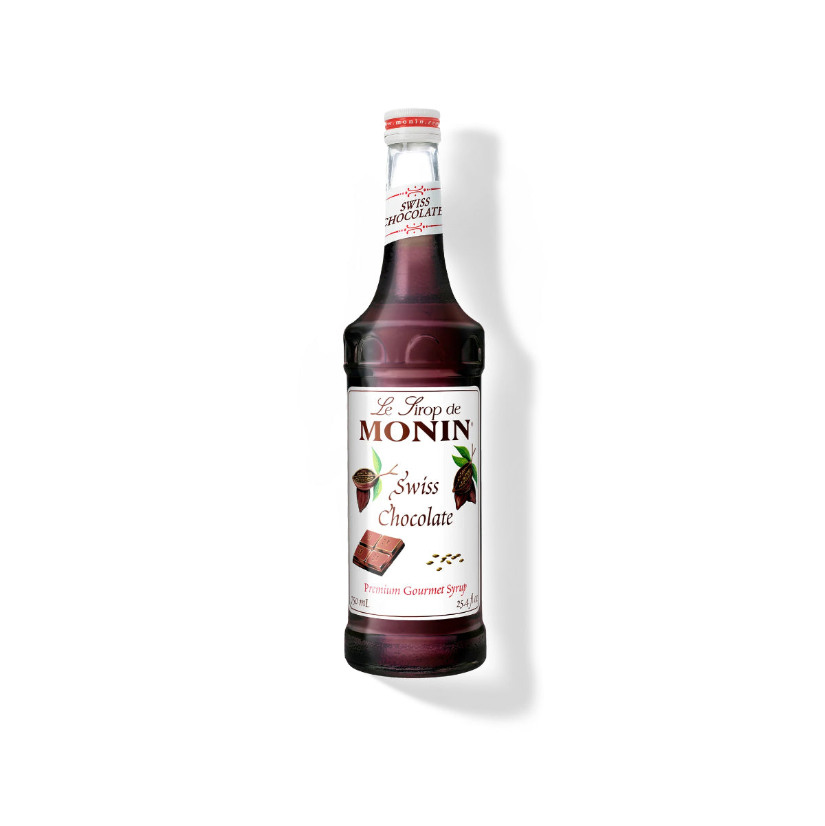Monin Swiss Chocolate Syrup 750ml Glass Bottle