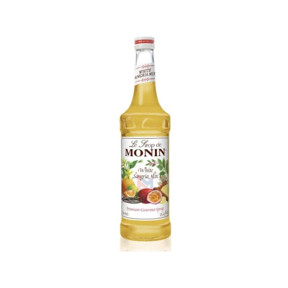 Monin White Sangria Mix Syrup 750ml Glass Bottle