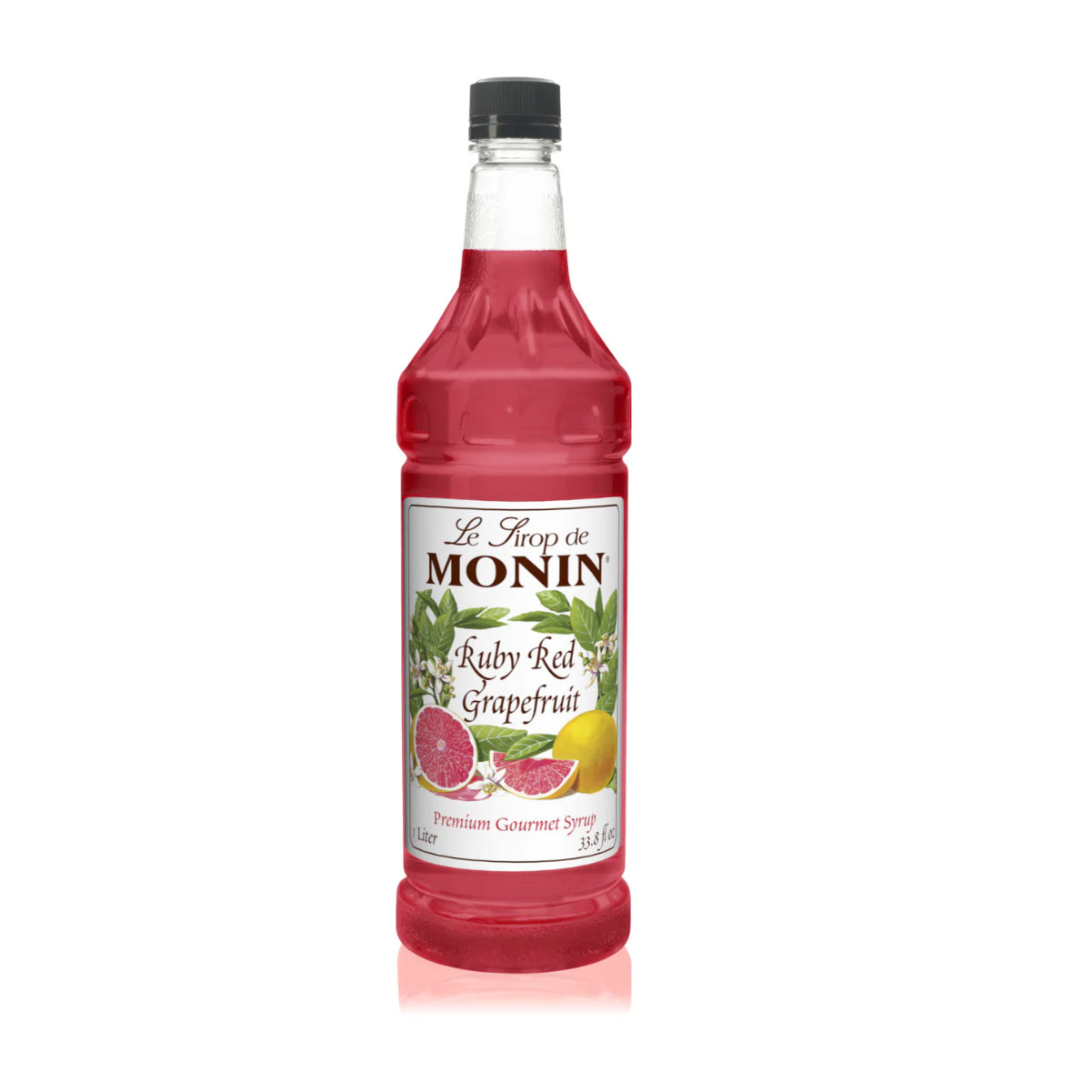 Monin Ruby Red Grapefruit Syrup 1L Plastic Bottle