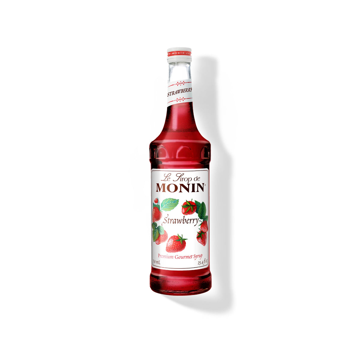 Monin Strawberry Syrup 750ml Glass Bottle