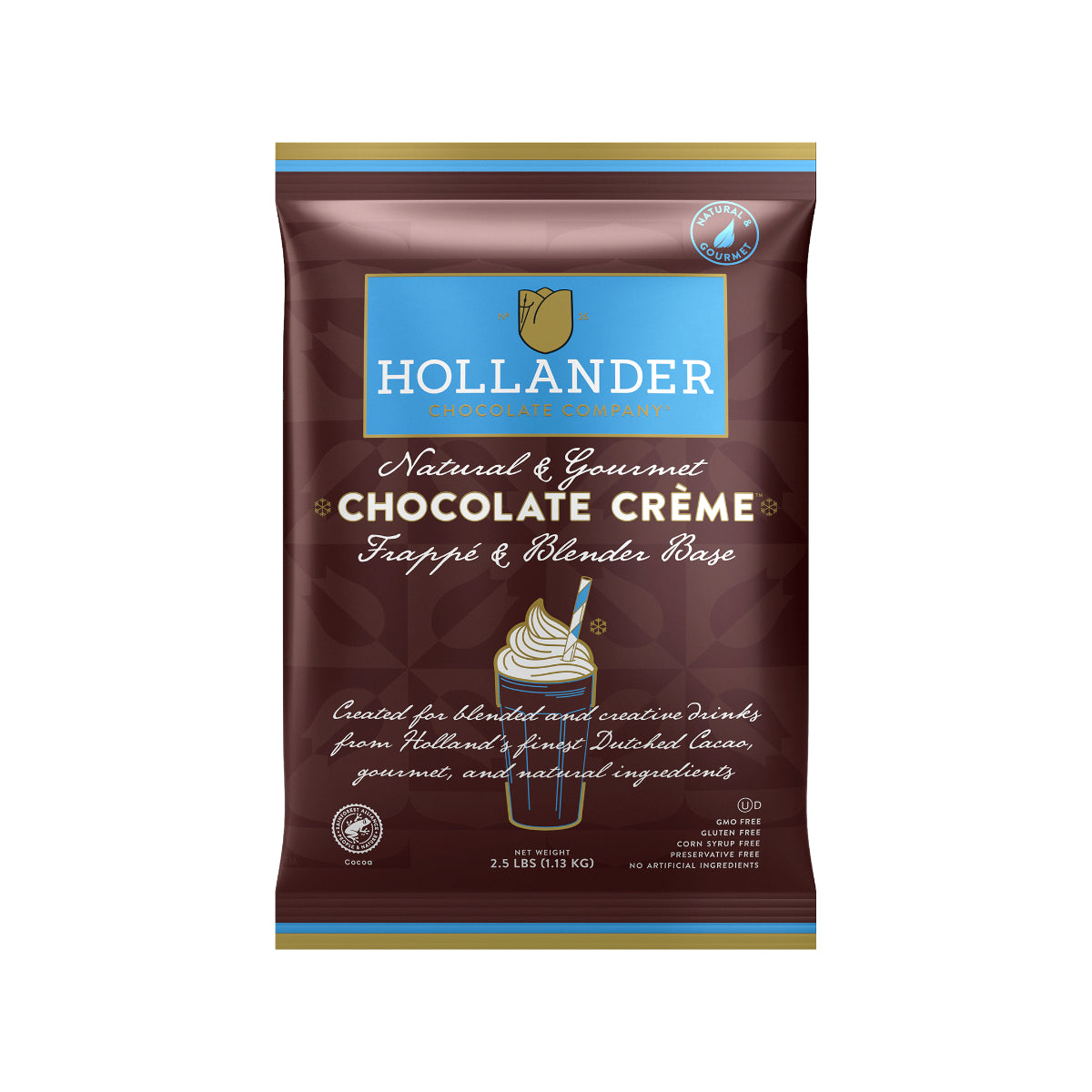 Hollander Chocolate Crème Frappe (Powder)