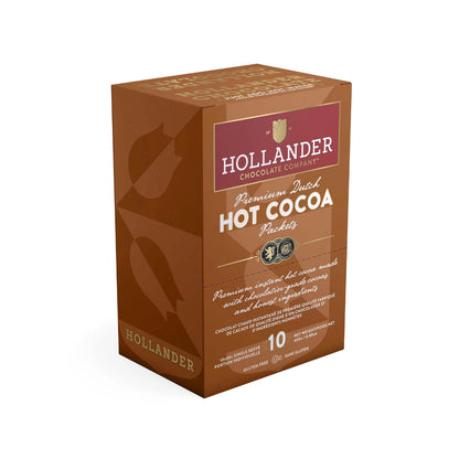 Hollander Premium Dutched Hot Cocoa Single Serve Packets