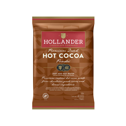 Hollander Premium Dutched Hot Cocoa – 2.5 lb Bags