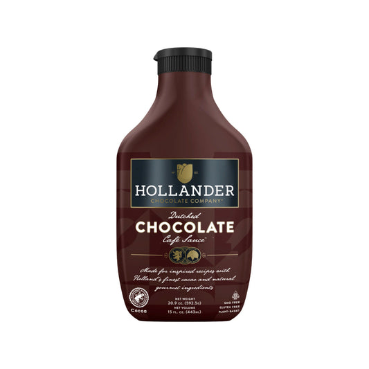Hollander Dutched Chocolate Café Sauce - Squeeze Bottle – 15oz Bottle