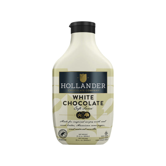 Hollander White Chocolate Café Sauce - Squeeze Bottle – 15oz Bottle