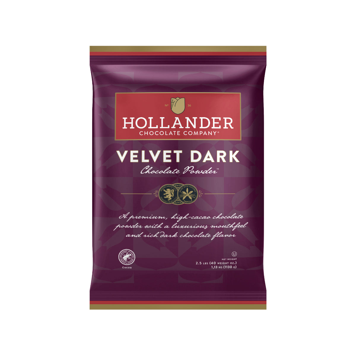 Hollander Velvet Dark Chocolate Café – 2.5 lb Bags