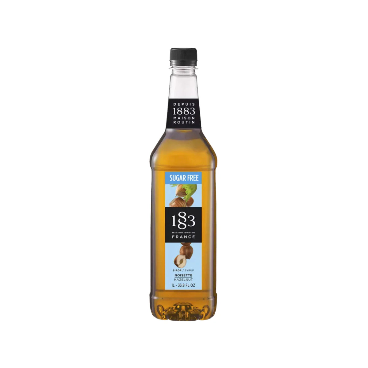 1883 Sugar Free Hazelnut Syrup (1L / 33.8oz)