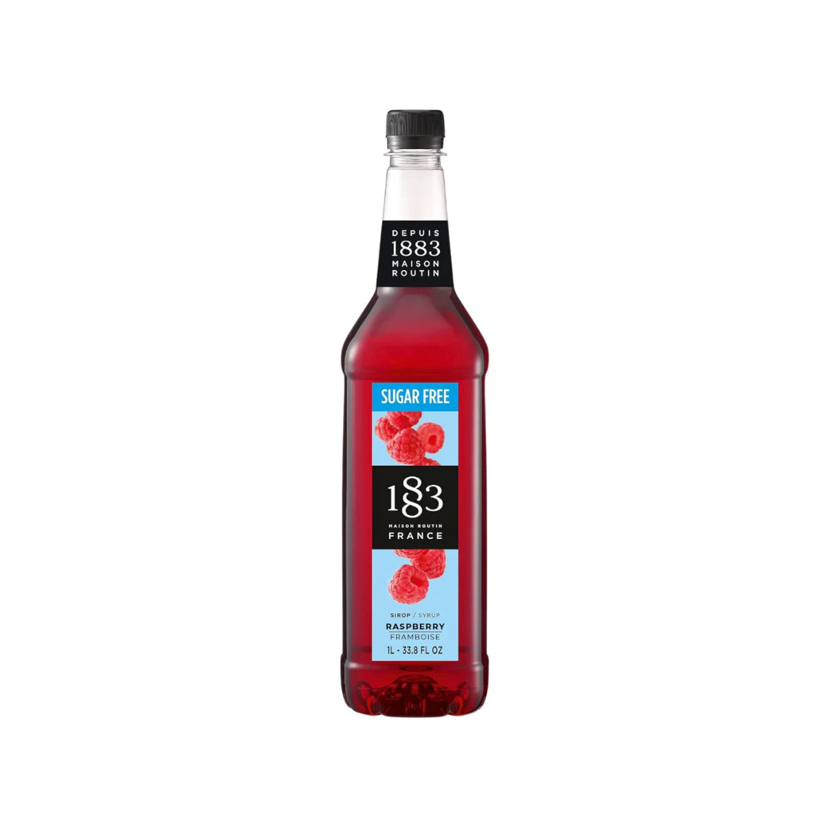 1883 Sugar Free Raspberry Syrup (1L / 33.8oz)