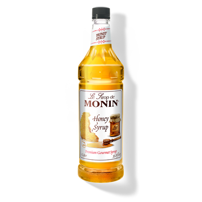 Monin Honey Syrup 1L Plastic Bottle