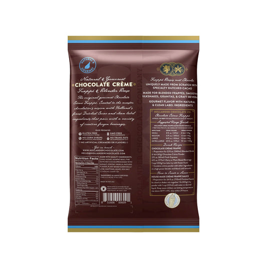 Hollander Chocolate Crème Frappe (Powder)