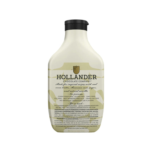 Hollander White Chocolate Café Sauce - Squeeze Bottle – 15oz Bottle