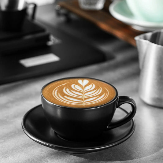 MHW-3BOMBER Sawada Cappuccino Cup (280ml) (Black) [C5083B]