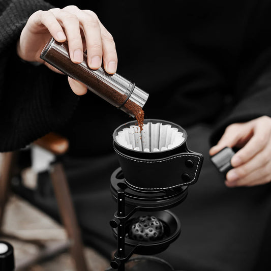 MHW-3BOMBER Meteorite Anodized Aluminum Pour-Over Dripper [FC6555B]