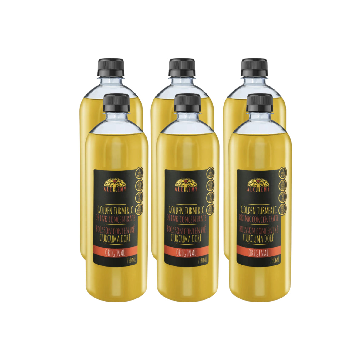 Alchemy Original Golden Turmeric Elixir (6 x 750ml)