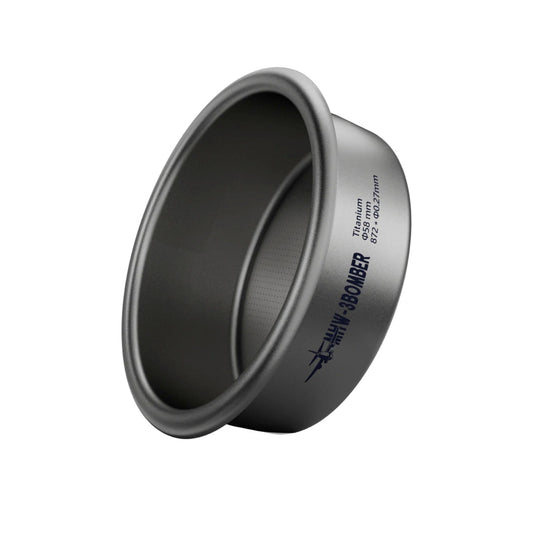 Ridgeless 18g Titanium Portafilter Basket – MHW-3BOMBER 58mm (Silver) [FB6725]