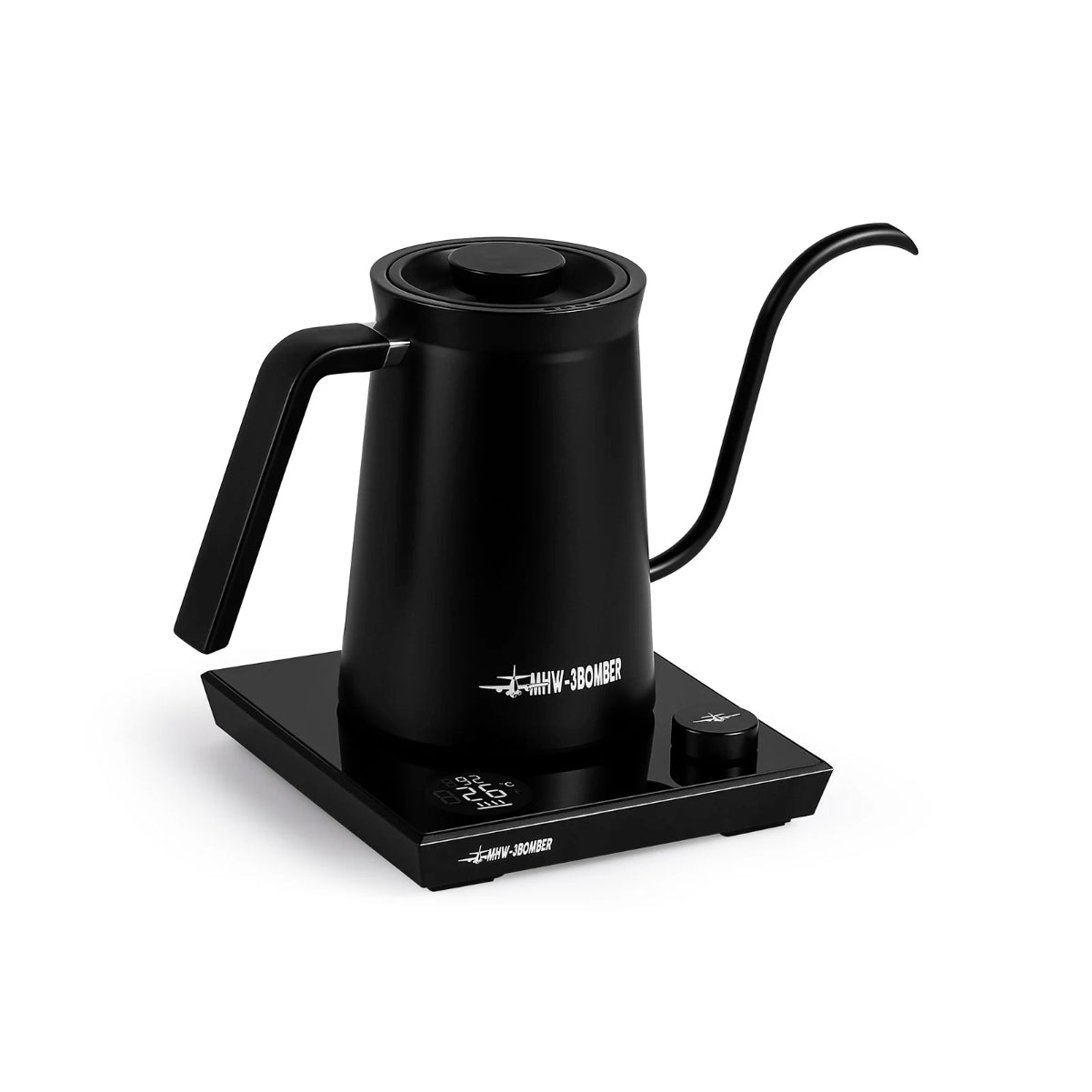 [Discontinued] MHW-3BOMBER Assassin Gooseneck Electric Kettle (Black)