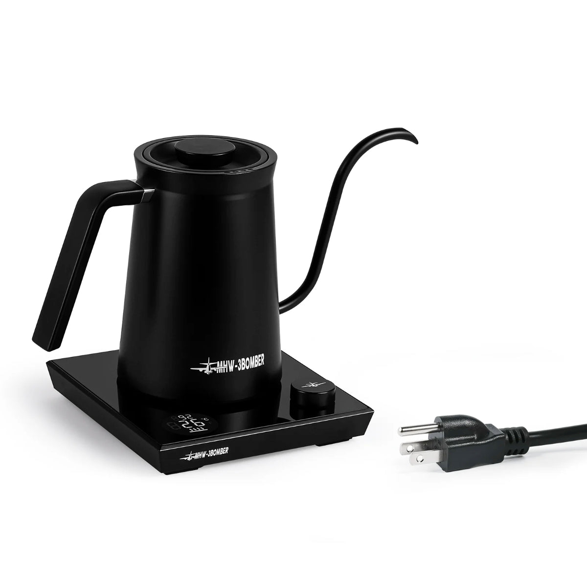 [Discontinued] MHW-3BOMBER Assassin Gooseneck Electric Kettle (Black)