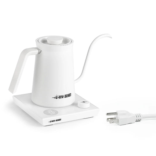 MHW-3BOMBER Assassin Gooseneck Electric Kettle (White) [BK6059W]