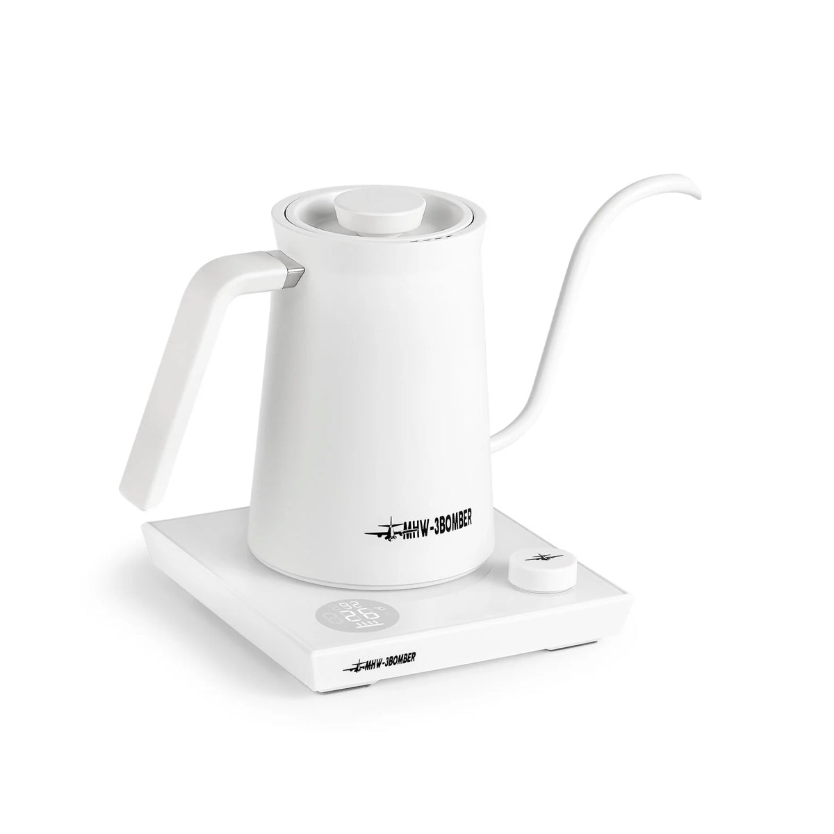MHW-3BOMBER Assassin Gooseneck Electric Kettle (White) [BK6059W]