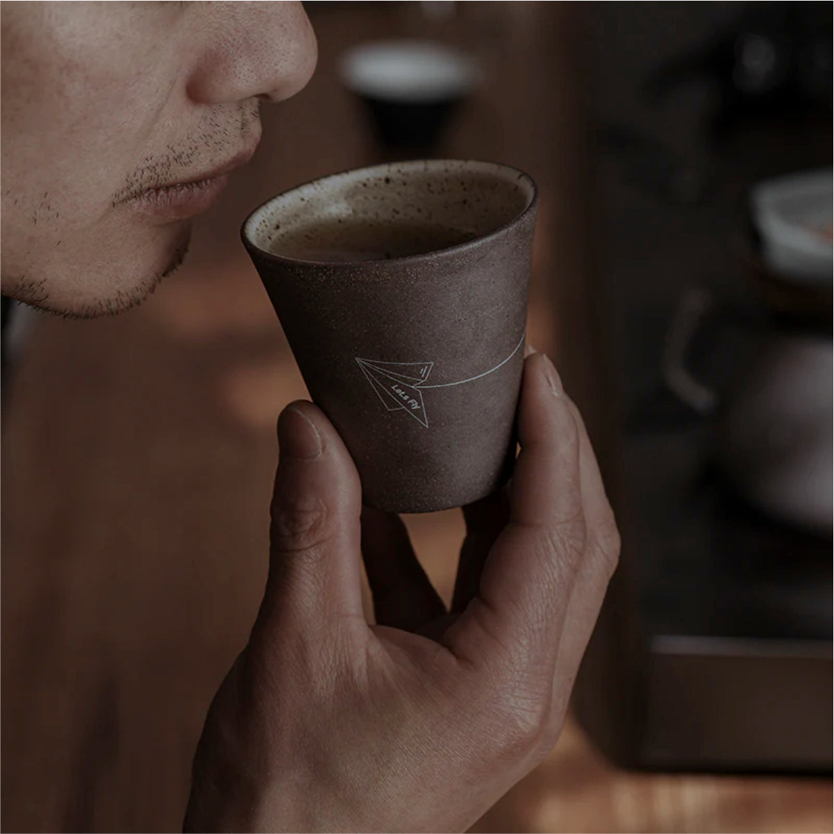 MHW-3BOMBER Ceramic Coffee Winter Cup (Grey) [C5091G]