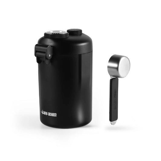 MHW-3BOMBER Coffee Gambo Sealed Canister With Humidity Indicator (Black) [S6140B]