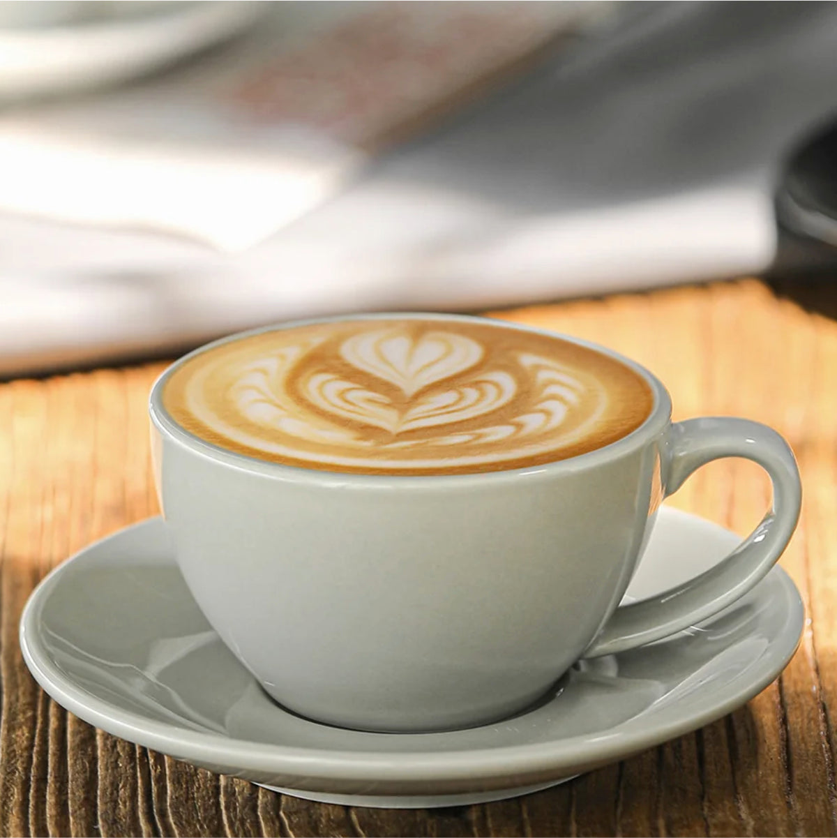 MHW-3BOMBER Sawada Ceramic Cappuccino Cup (280ml) (White) [C5080W]