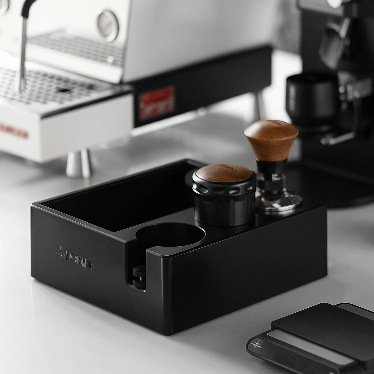 MHW-3BOMBER Espresso Accessories Tamping Station and Knockbox [CH5495]