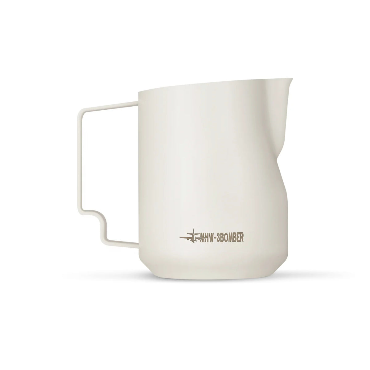 Latte Art Milk Frothing Pitcher – MHW-3BOMBER Turbo (Off White - 350ml) [P6013W]