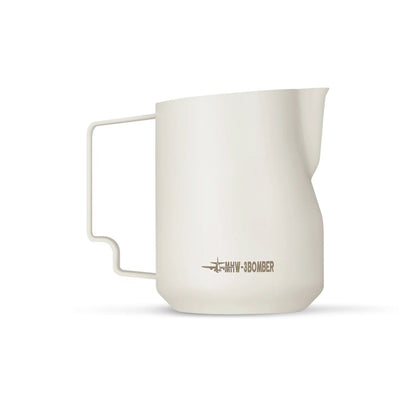 Latte Art Milk Frothing Pitcher – MHW-3BOMBER Turbo (Off White - 450ml) [P6006W]