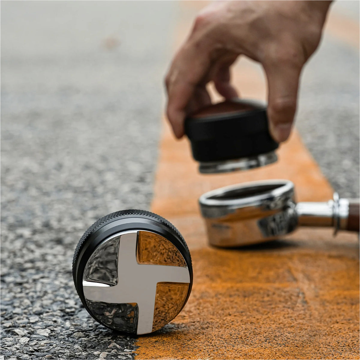 MHW-3BOMBER 58.35 mm CD-Texture Wood Lid Edition Coffee Distributor [T5270L4]