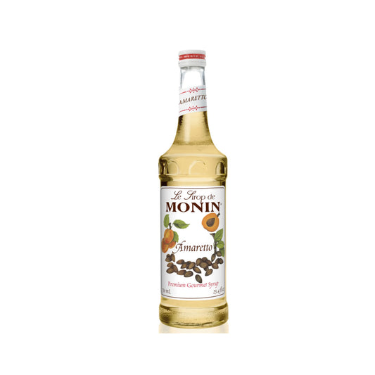 Monin Amaretto Syrup 750ML Glass Bottle