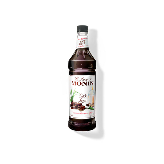Monin Black Sugar Syrup 1L Plastic Bottle