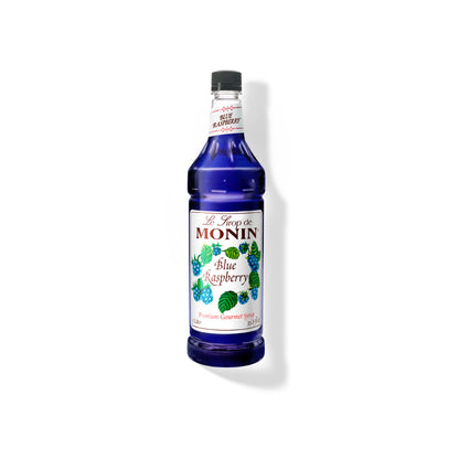 Monin Blue Raspberry Syrup 1L Plastic Bottle
