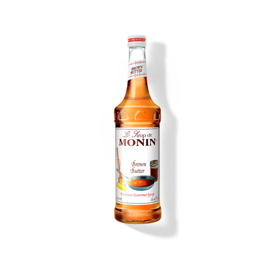 Monin Brown Butter Syrup 750ml Glass Bottle