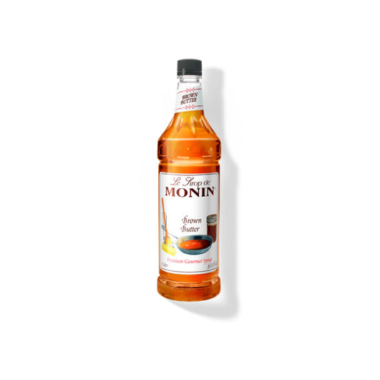 Monin Brown Butter Syrup 1L Plastic Bottle