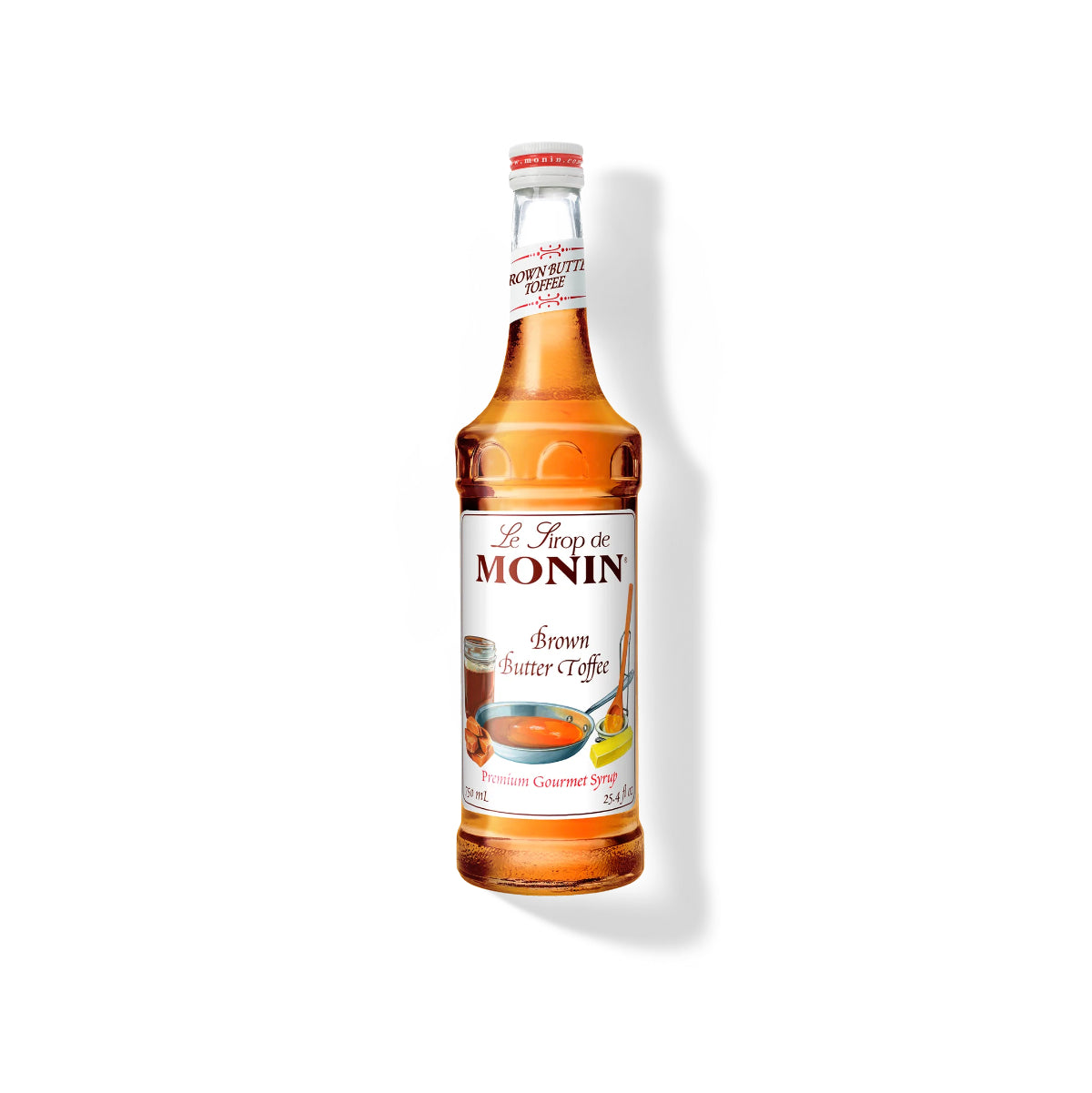 Monin Brown Butter Toffee Syrup 750ml Glass Bottle