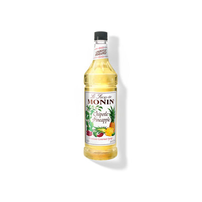 Monin Chipotle Pineapple Syrup 1L Plastic Bottle (Pack of 4)